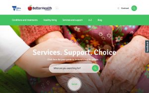 BetterHealth Channel home page